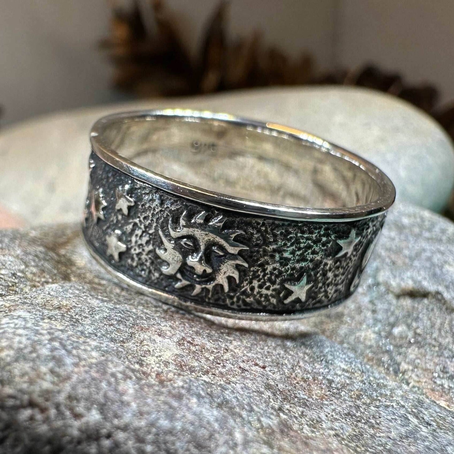 Cosmos Crescent Moon Ring - 5