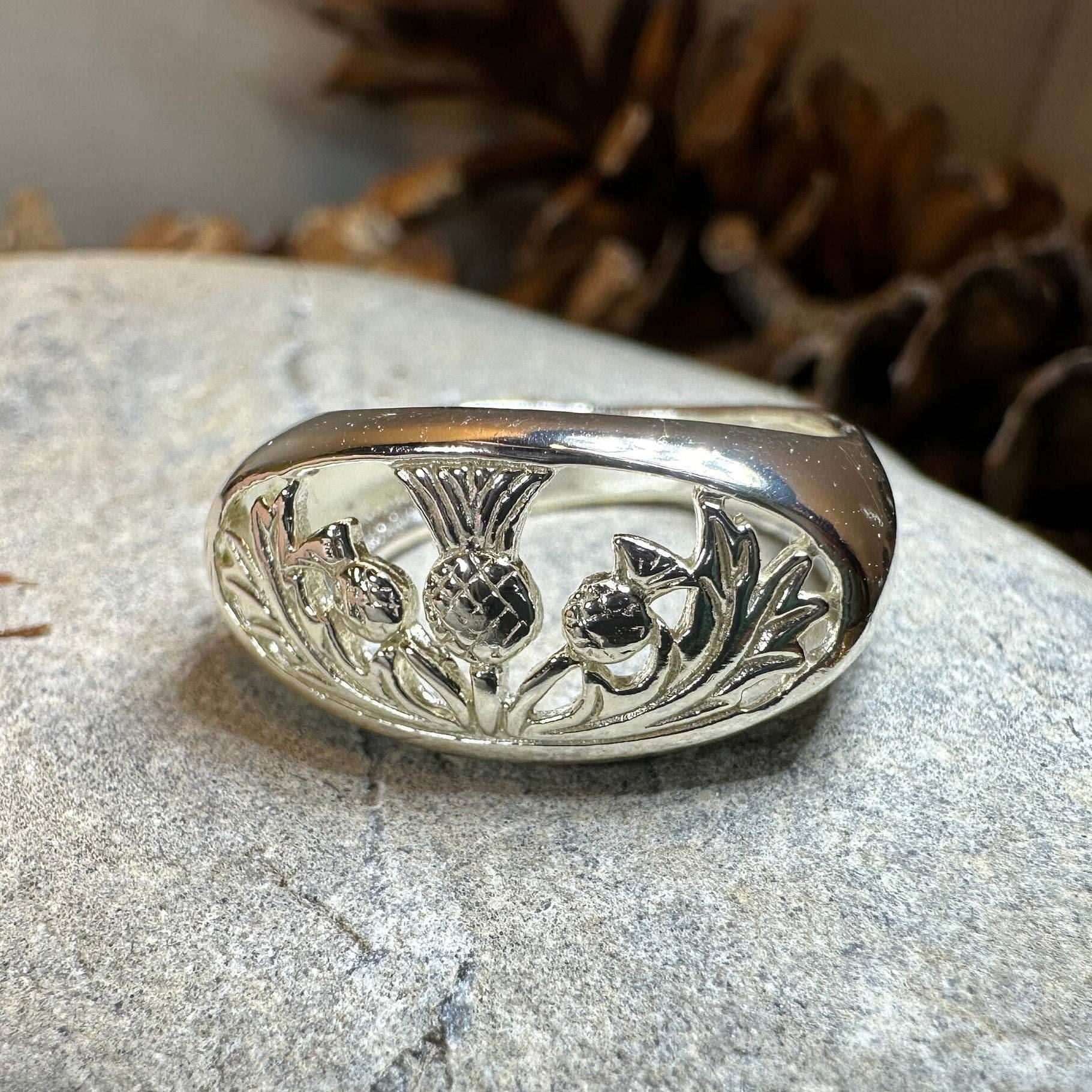 Clarion Scottish Thistle Ring - 6