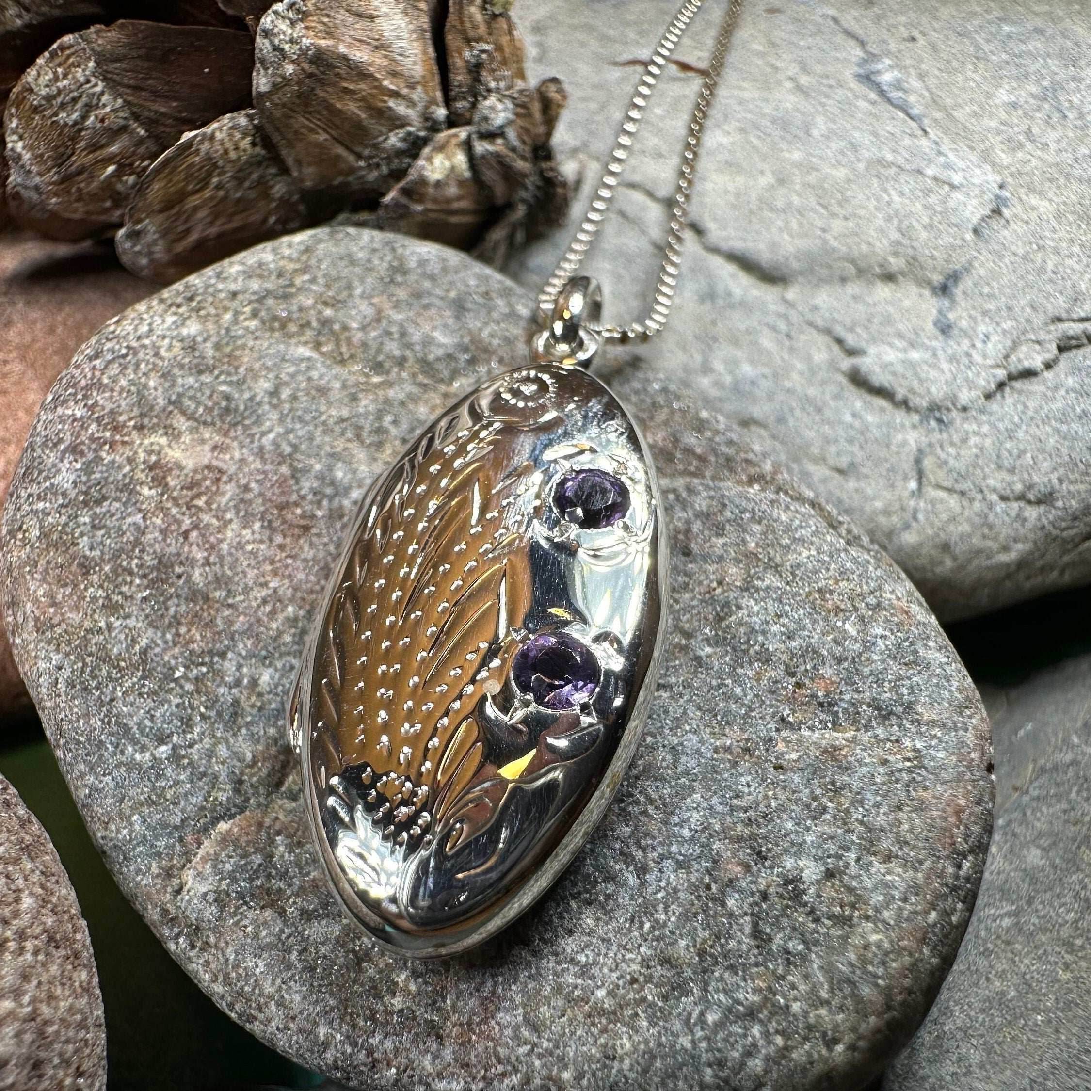 Meadowbrook Flower Locket Necklace - 18