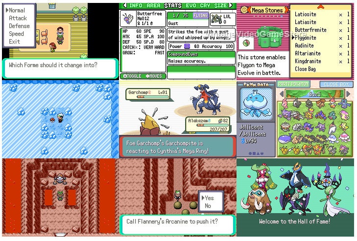 Pokemon Inclement Emerald GBA ROM Hack Video Game Cartridge Custom Gameboy Advance