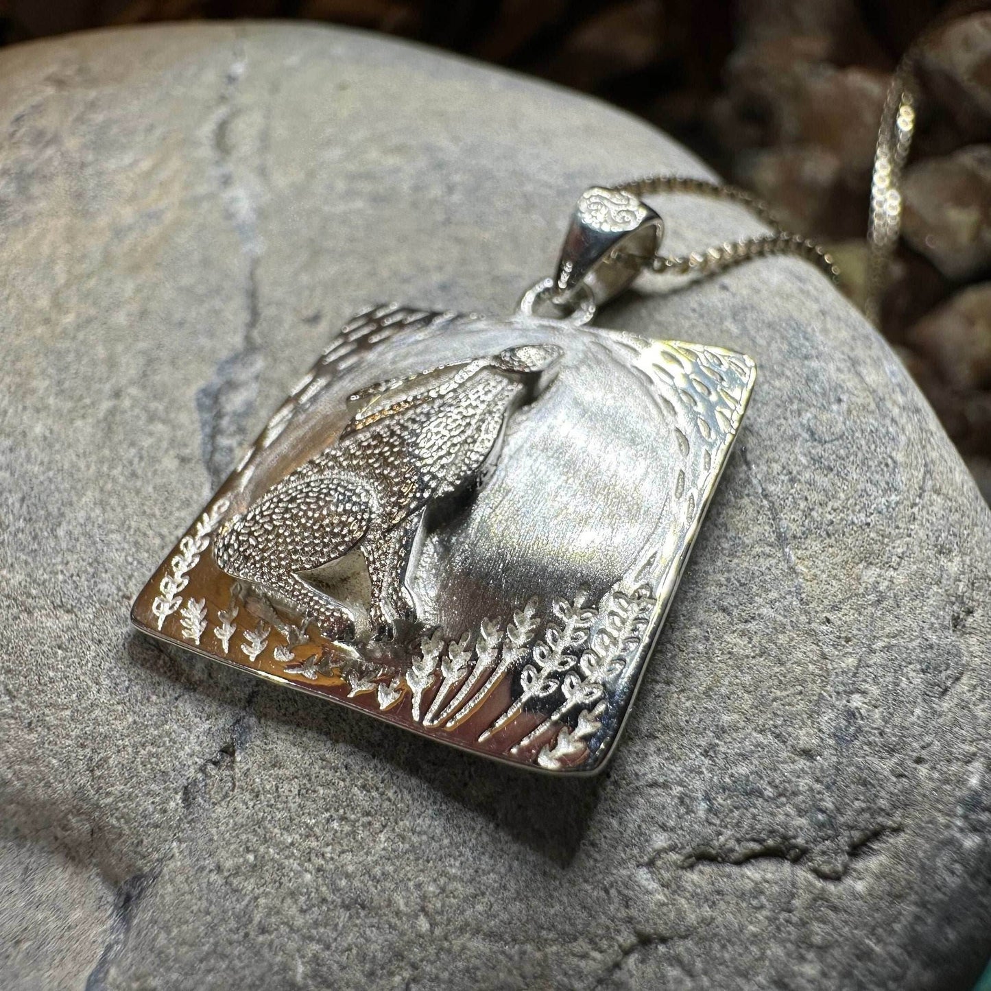 Lunar Dreamer Rabbit Necklace - 18