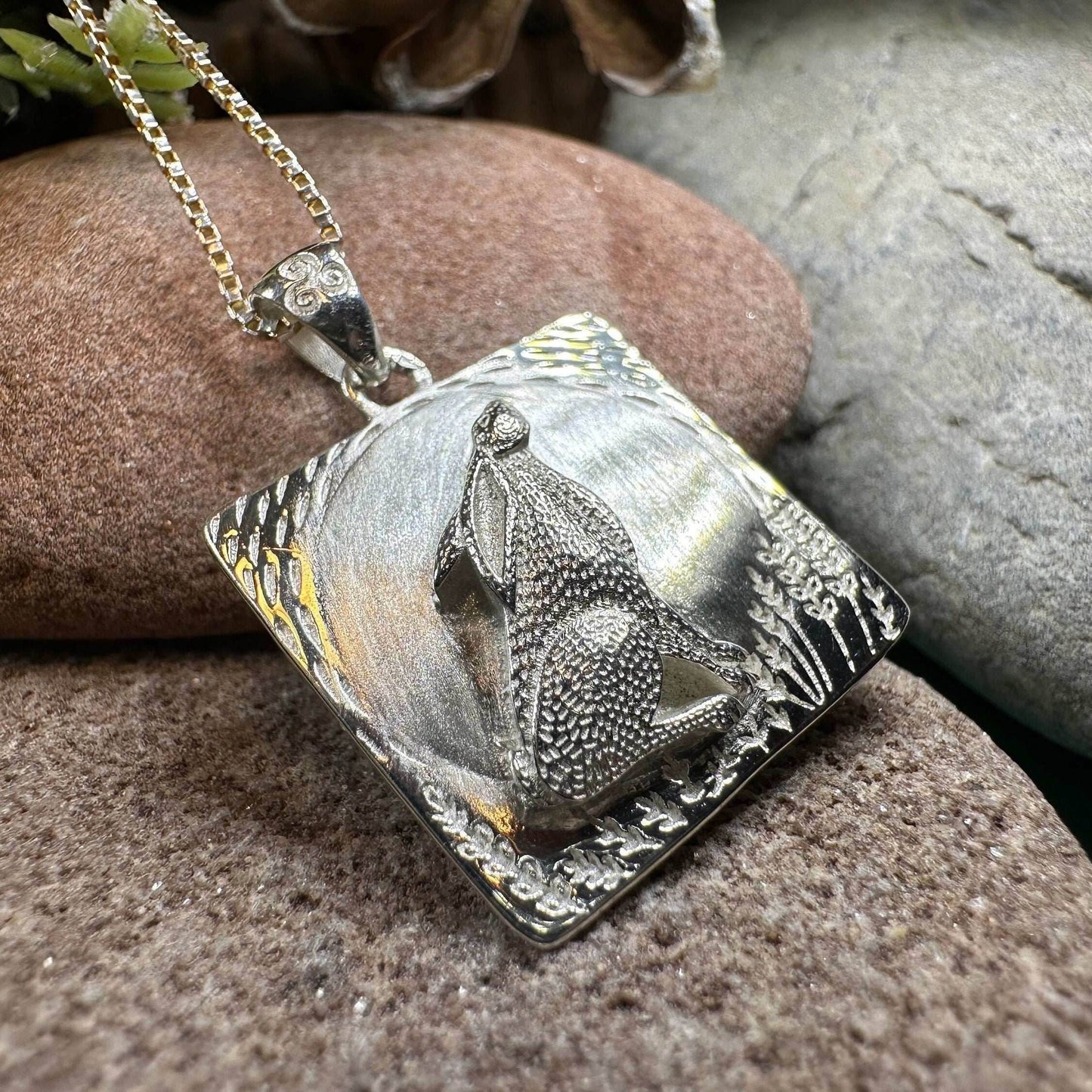 Lunar Dreamer Rabbit Necklace - 18