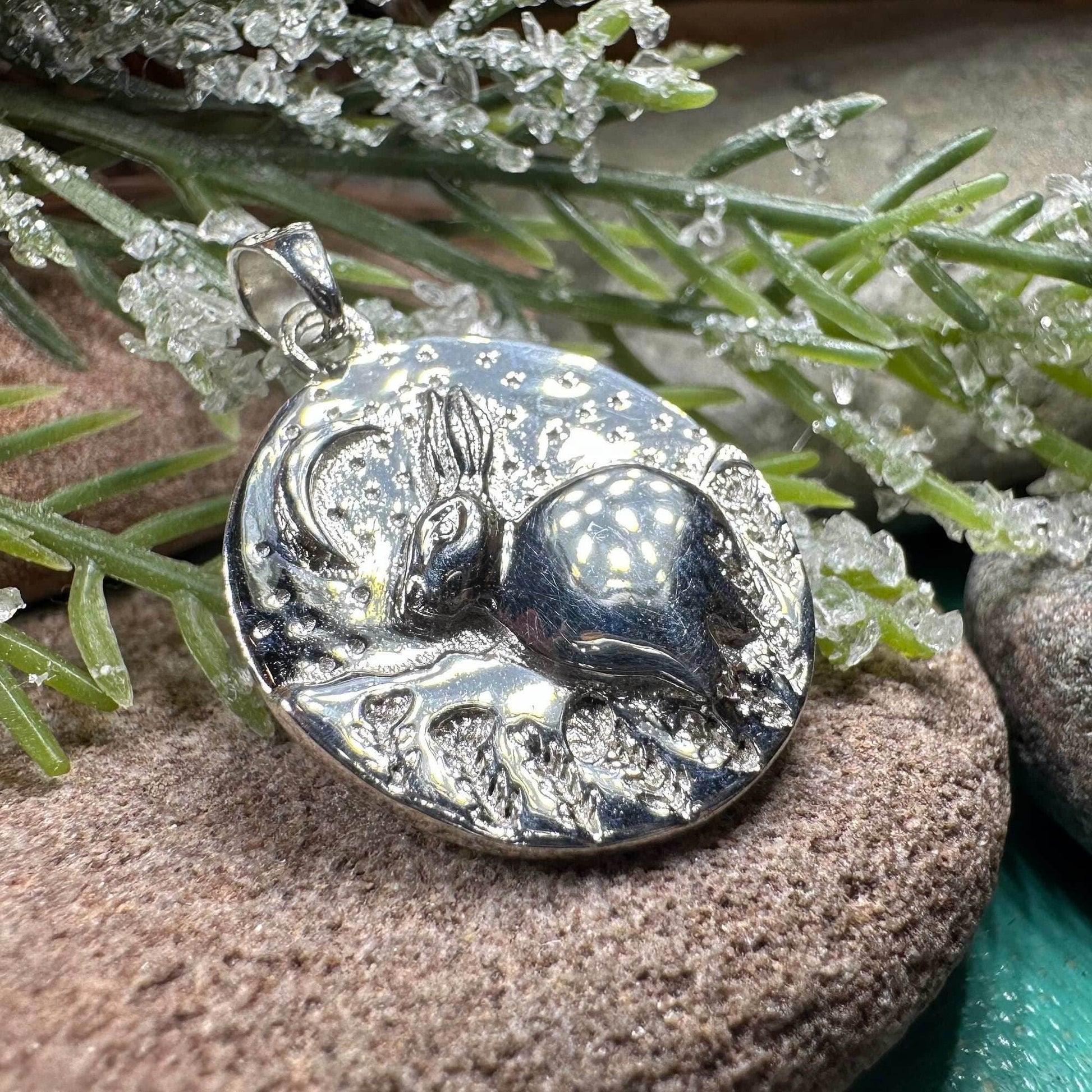 Night Sky Rabbit Necklace - 18