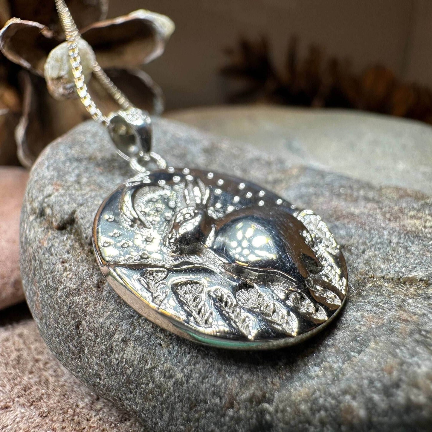 Night Sky Rabbit Necklace - 18