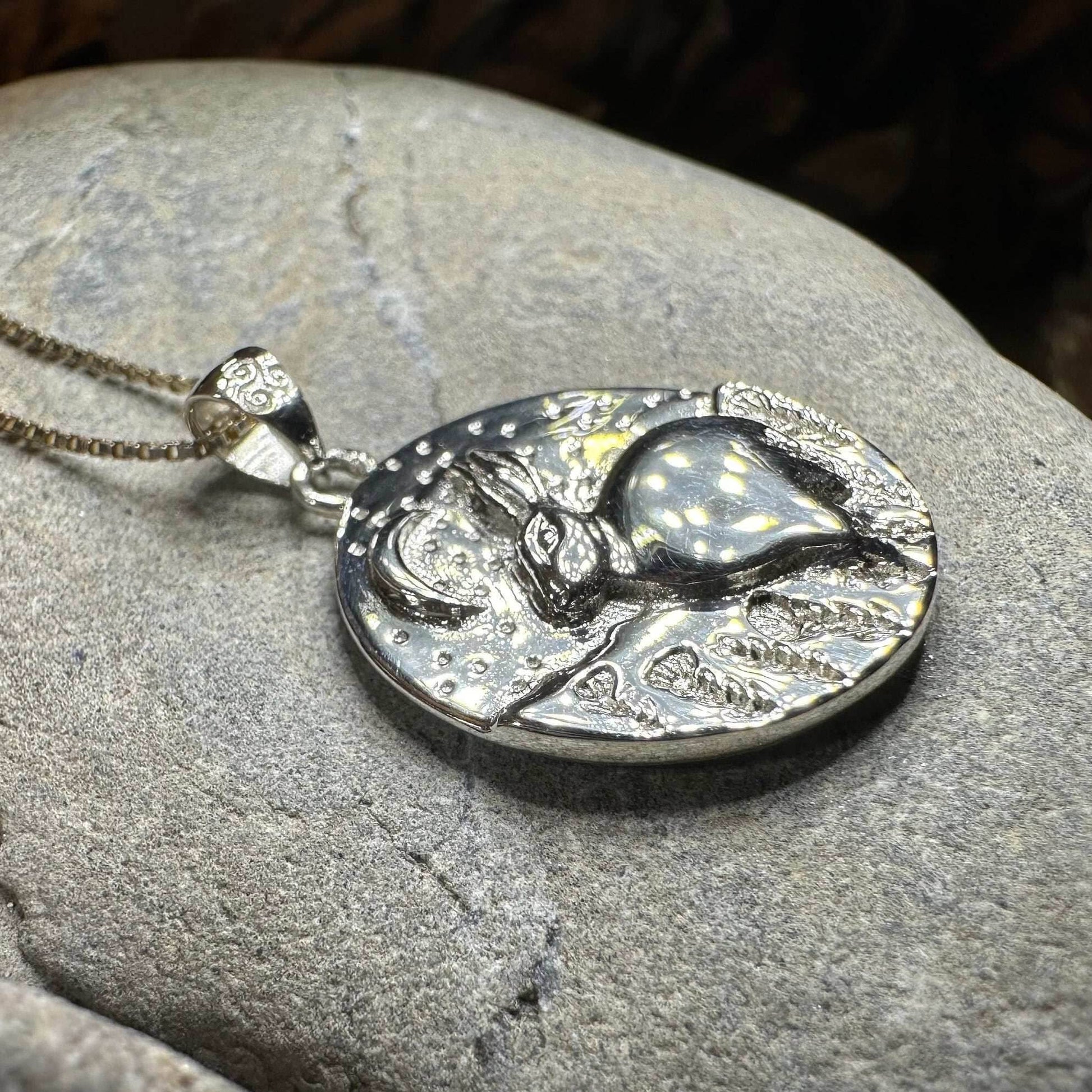 Night Sky Rabbit Necklace - 18