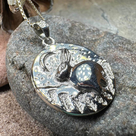 Night Sky Rabbit Necklace - 18