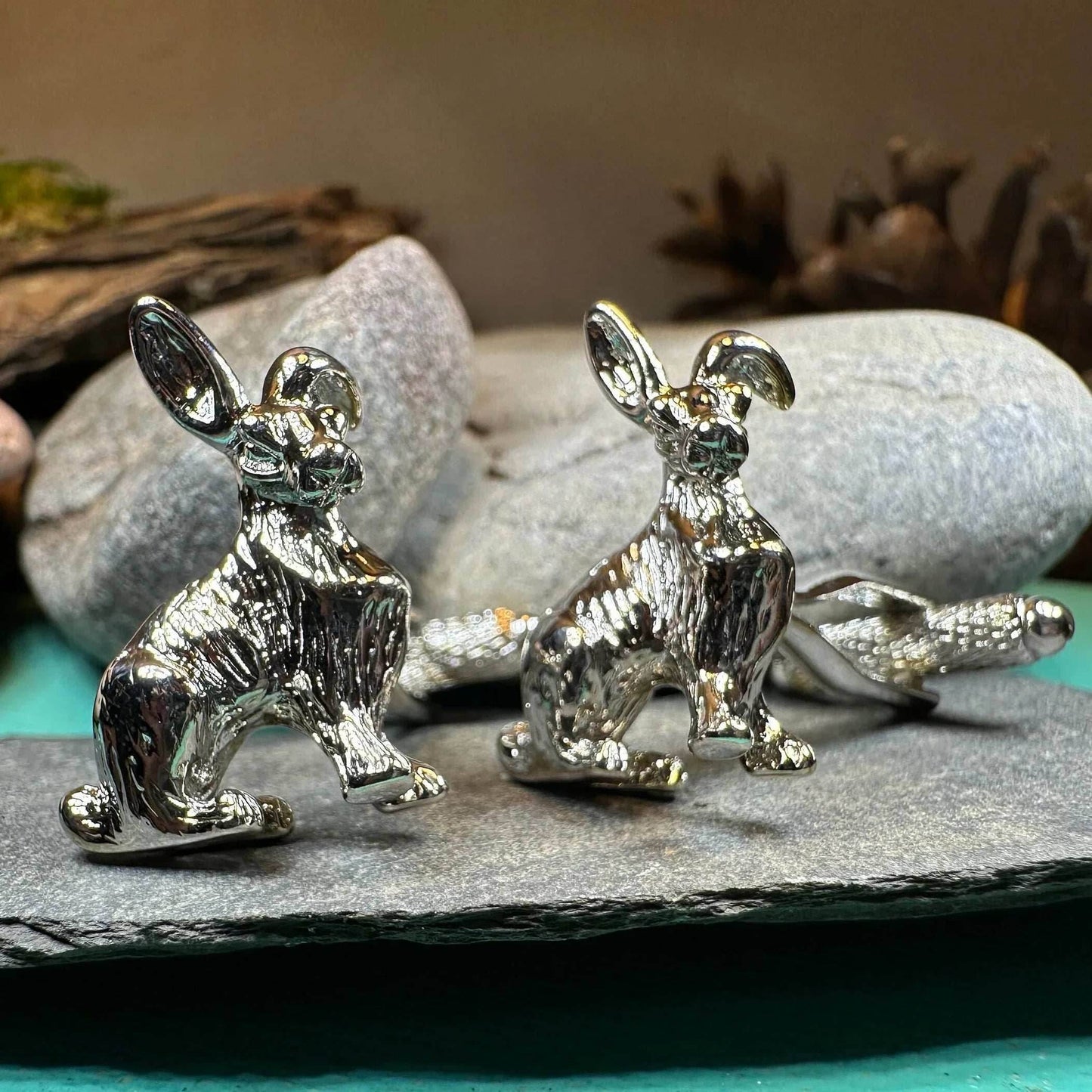 Rabbit Cuff Links - 