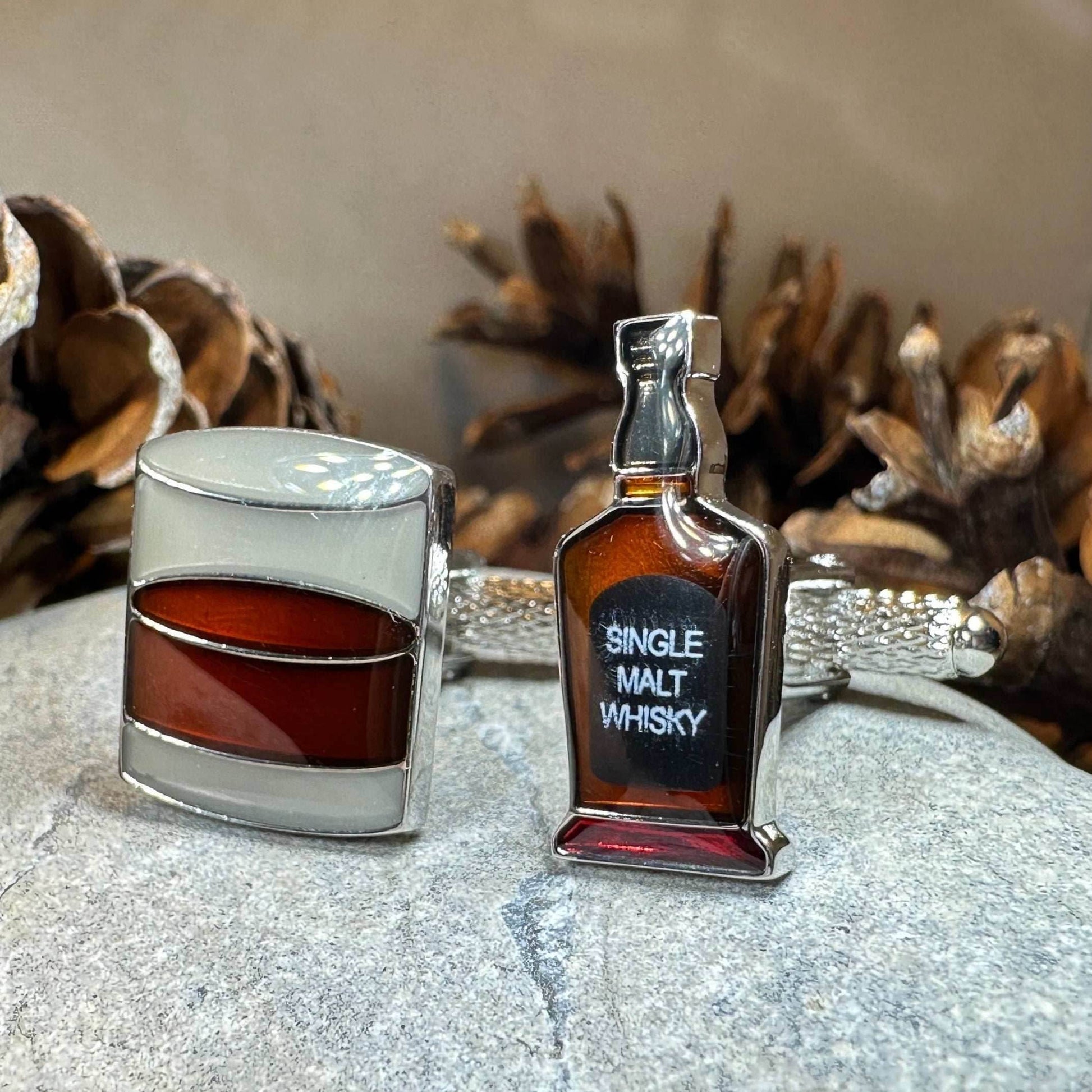 Single Malt Scotch Whisky Cuff Links - 