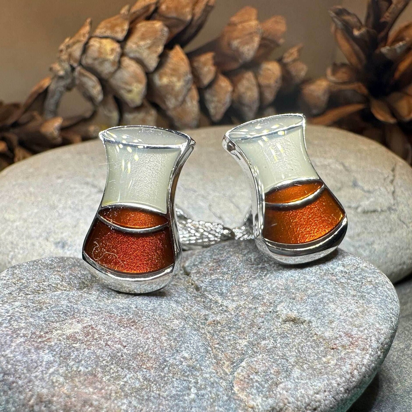 Scotch Whisky Cuff Links & Tie Clip Set - 