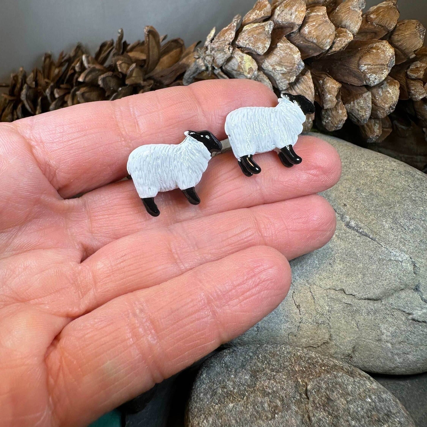 Wooly Sheep Cuff Links - 