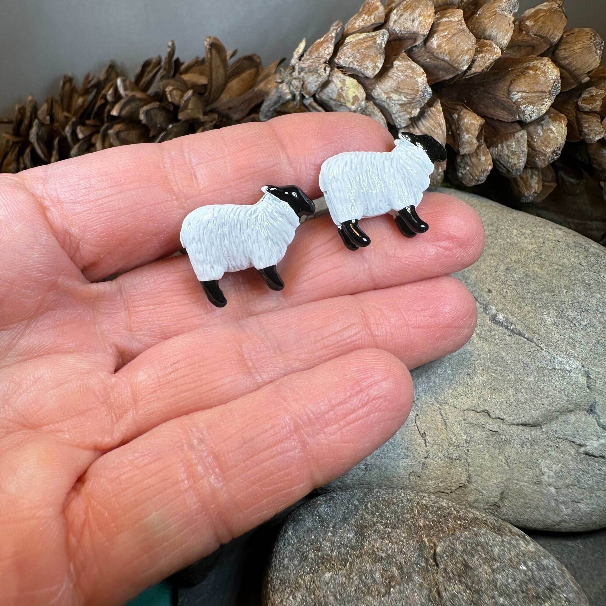 Wooly Sheep Cuff Links - 