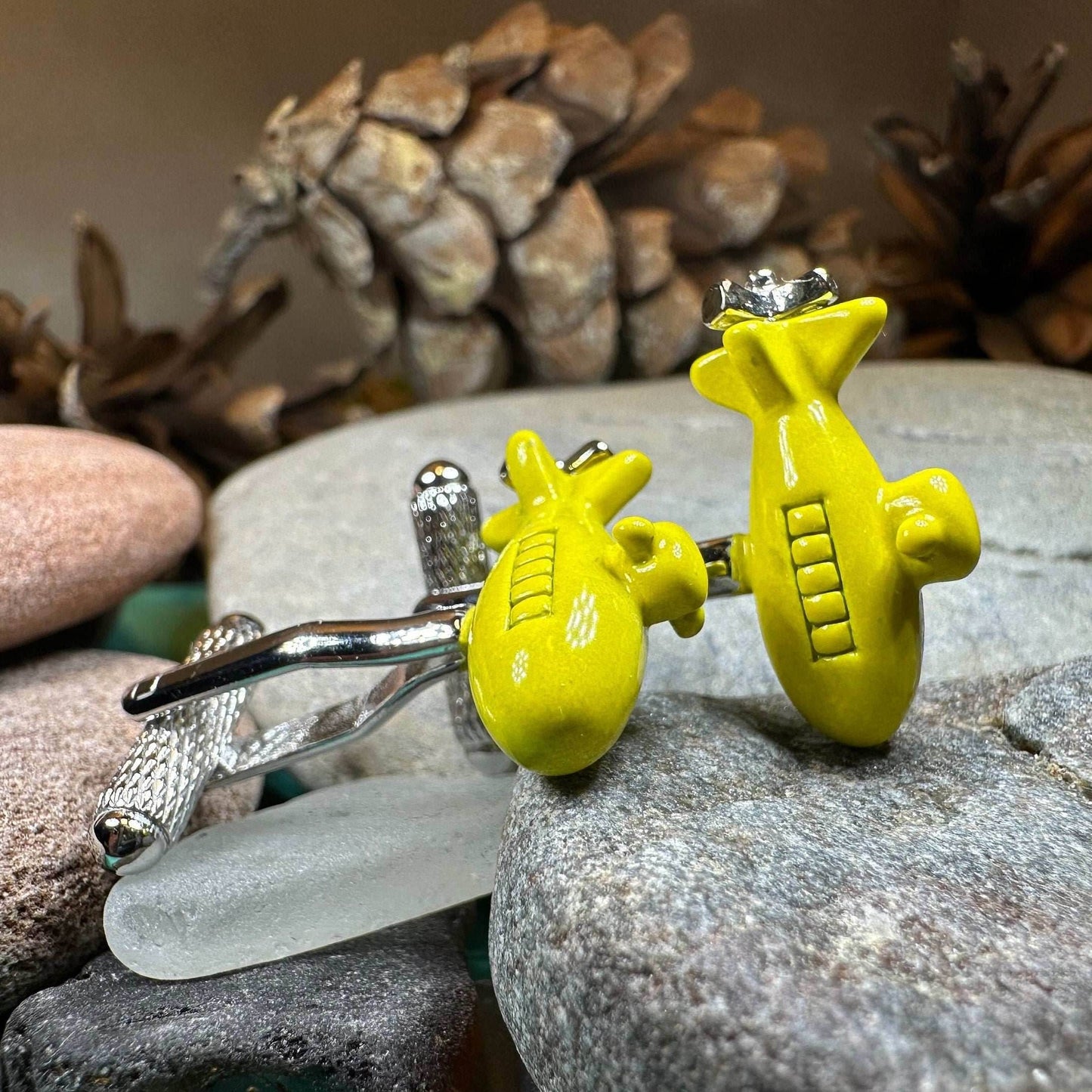 Yellow Submarine Cuff Links - 