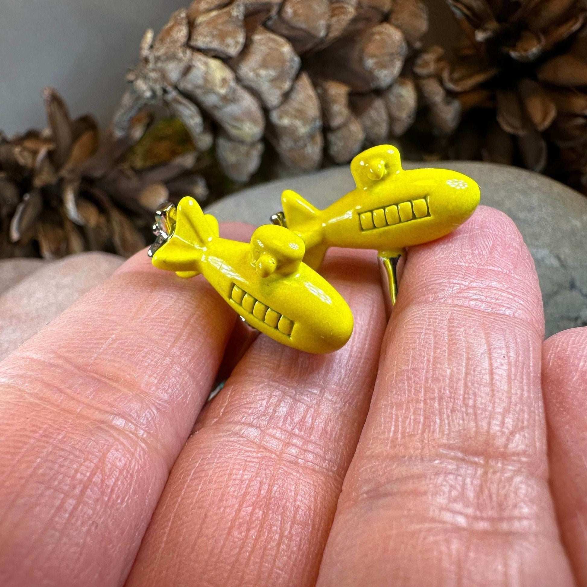 Yellow Submarine Cuff Links - 