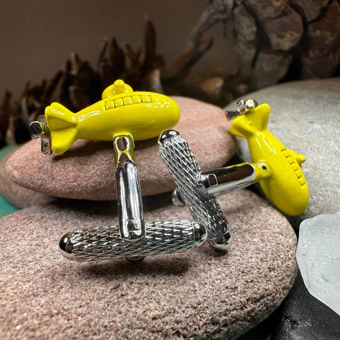 Yellow Submarine Cuff Links - 