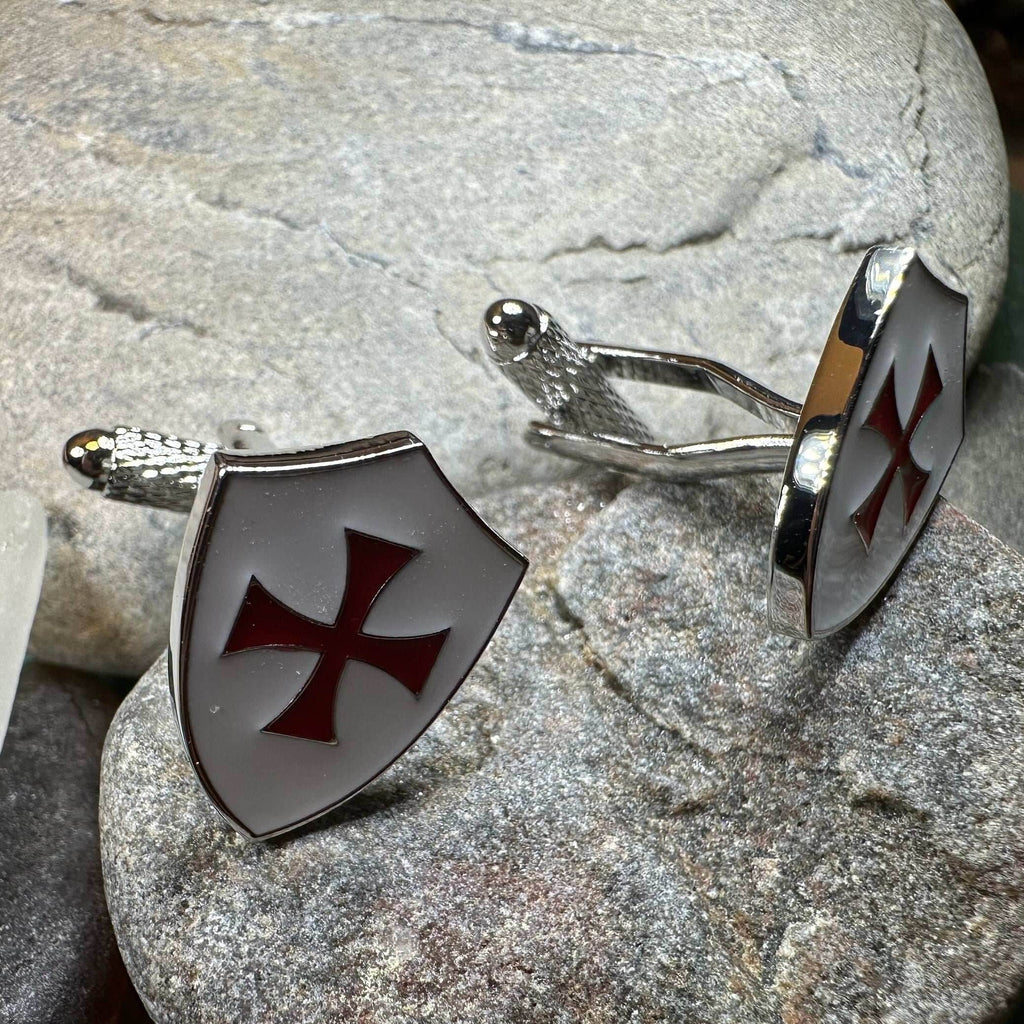 Knight's Templar Cross Cuff Links - 