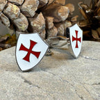 Knight's Templar Cross Cuff Links - 