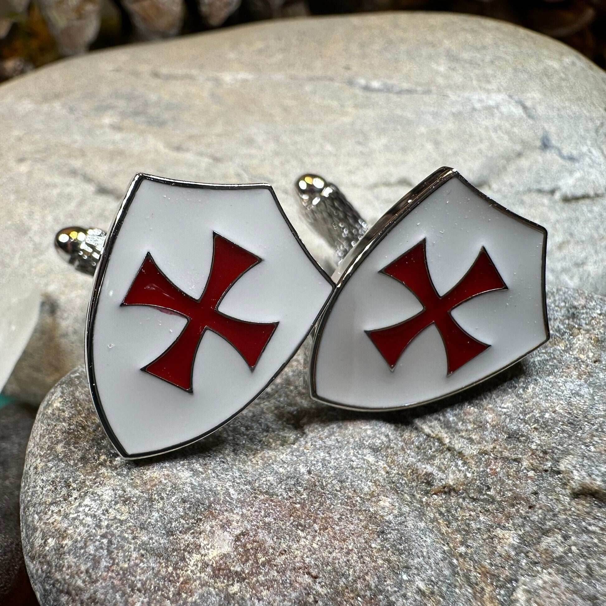 Knight's Templar Cross Cuff Links - 