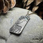Highland Nightime Stag Necklace - 18