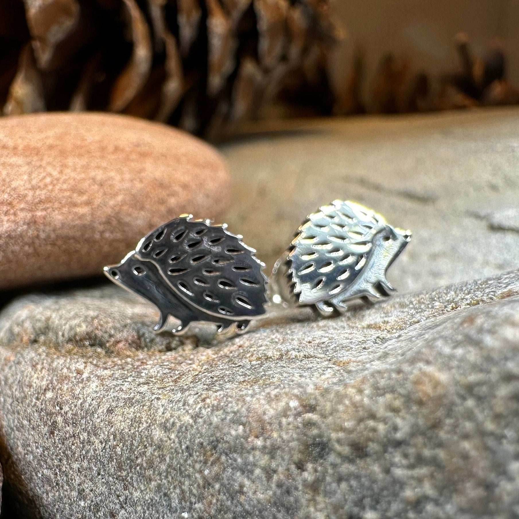 Hedgehog Earrings - 