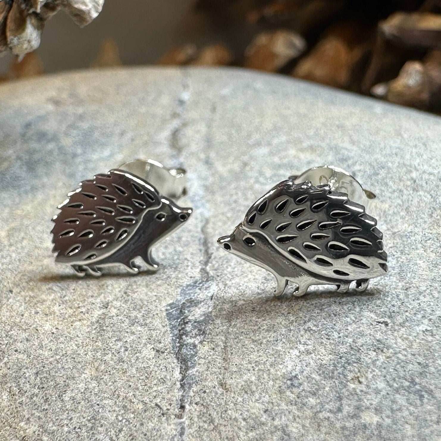 Hedgehog Earrings - 