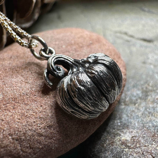 Realistic Autumn Pumpkin Necklace - 18