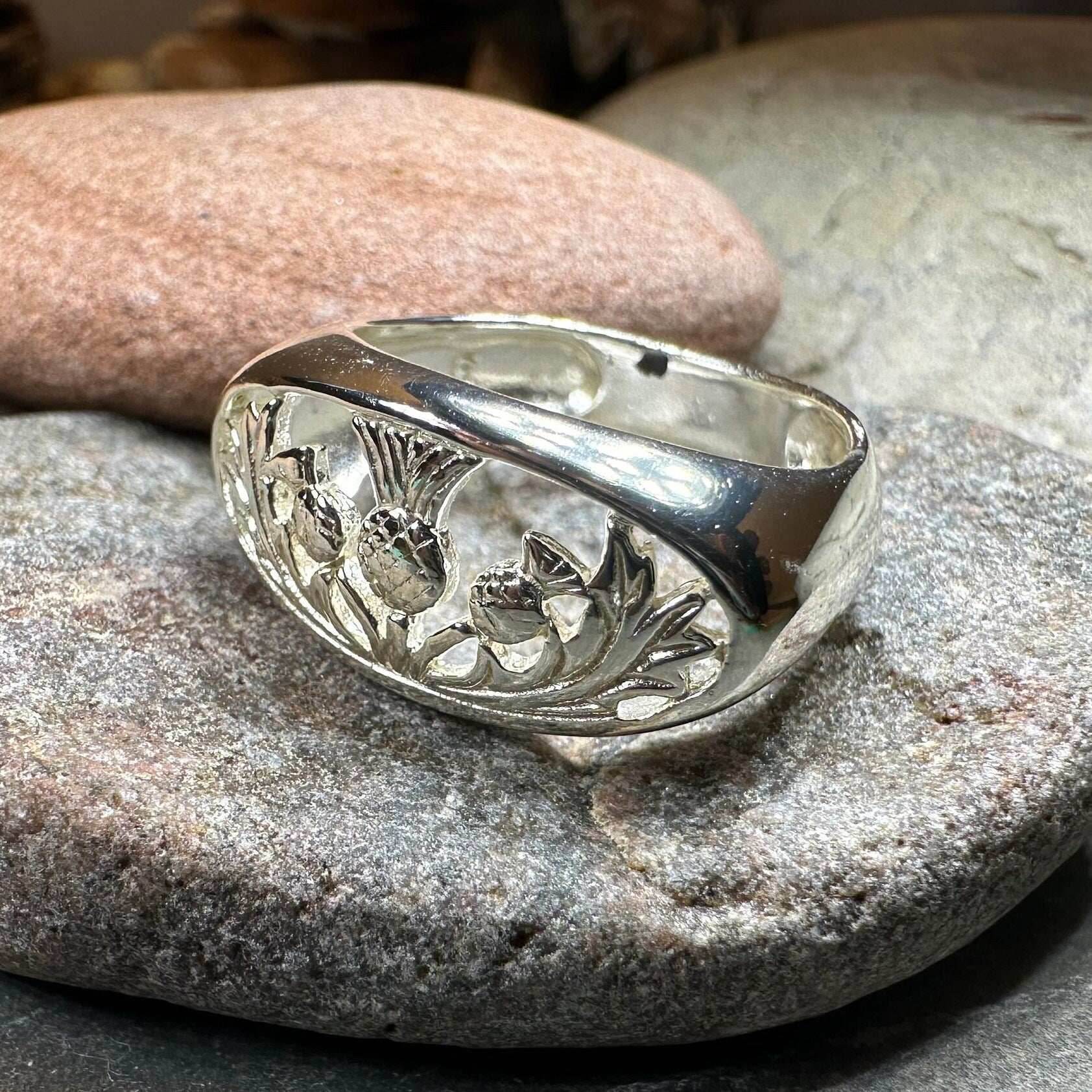 Clarion Scottish Thistle Ring - 6