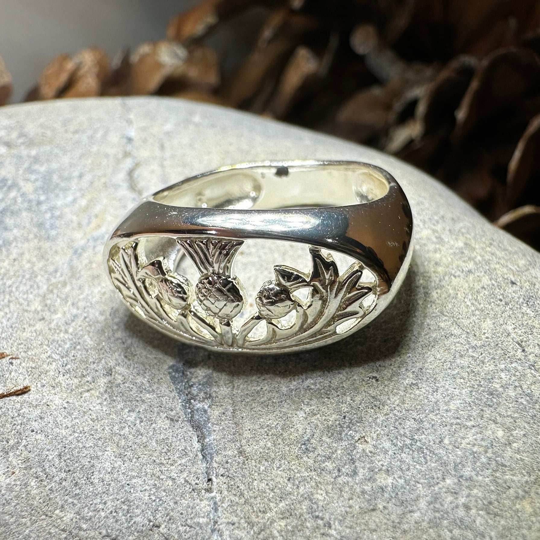 Clarion Scottish Thistle Ring - 6