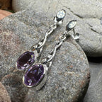 Zara Celtic Knot Earrings - Amethyst
