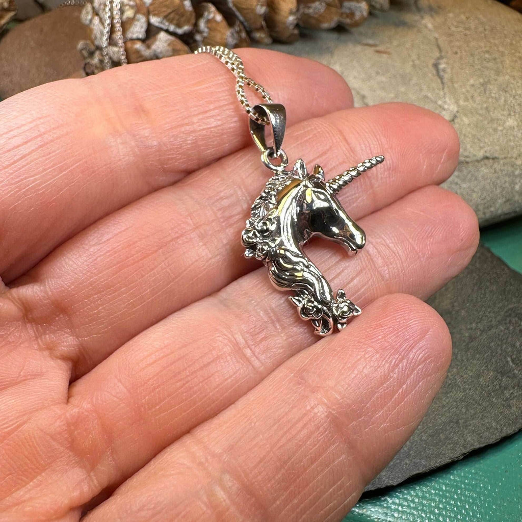 Gwenllian Unicorn Necklace - 18