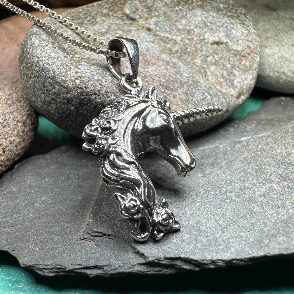 Gwenllian Unicorn Necklace - 18