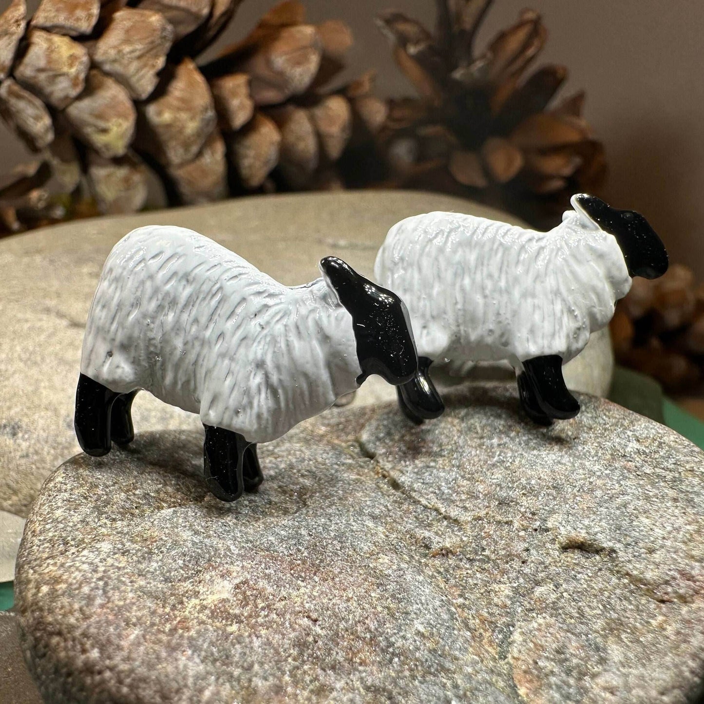 Wooly Sheep Cuff Links - 