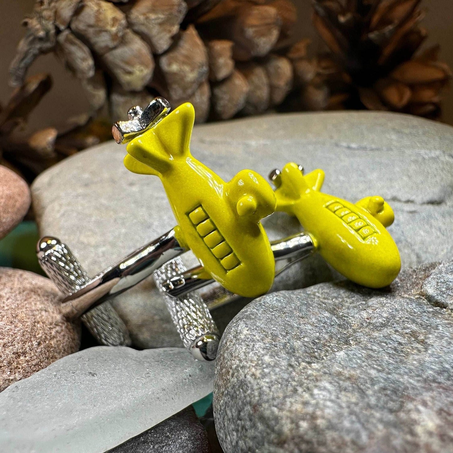 Yellow Submarine Cuff Links - 