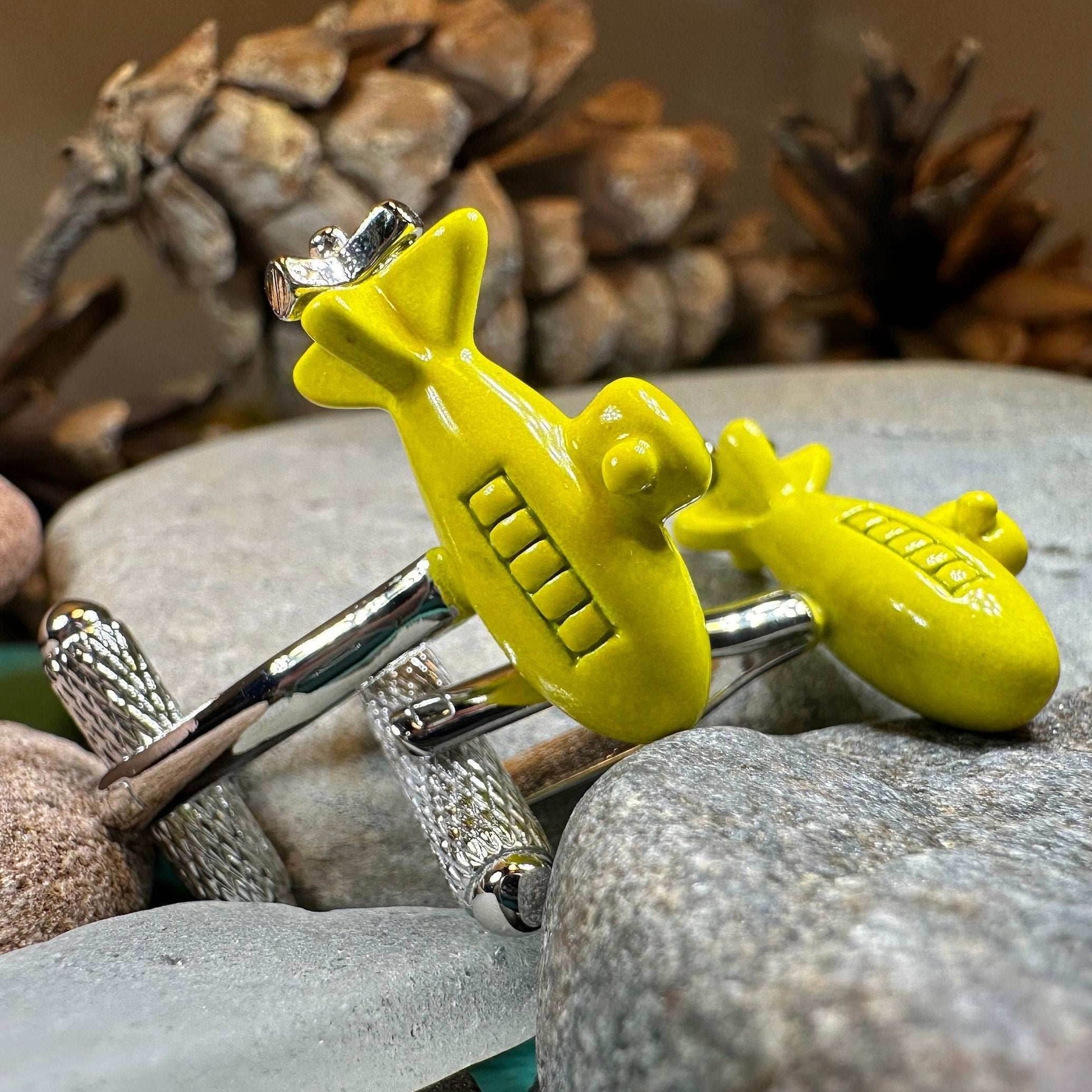 Yellow Submarine Cuff Links - 