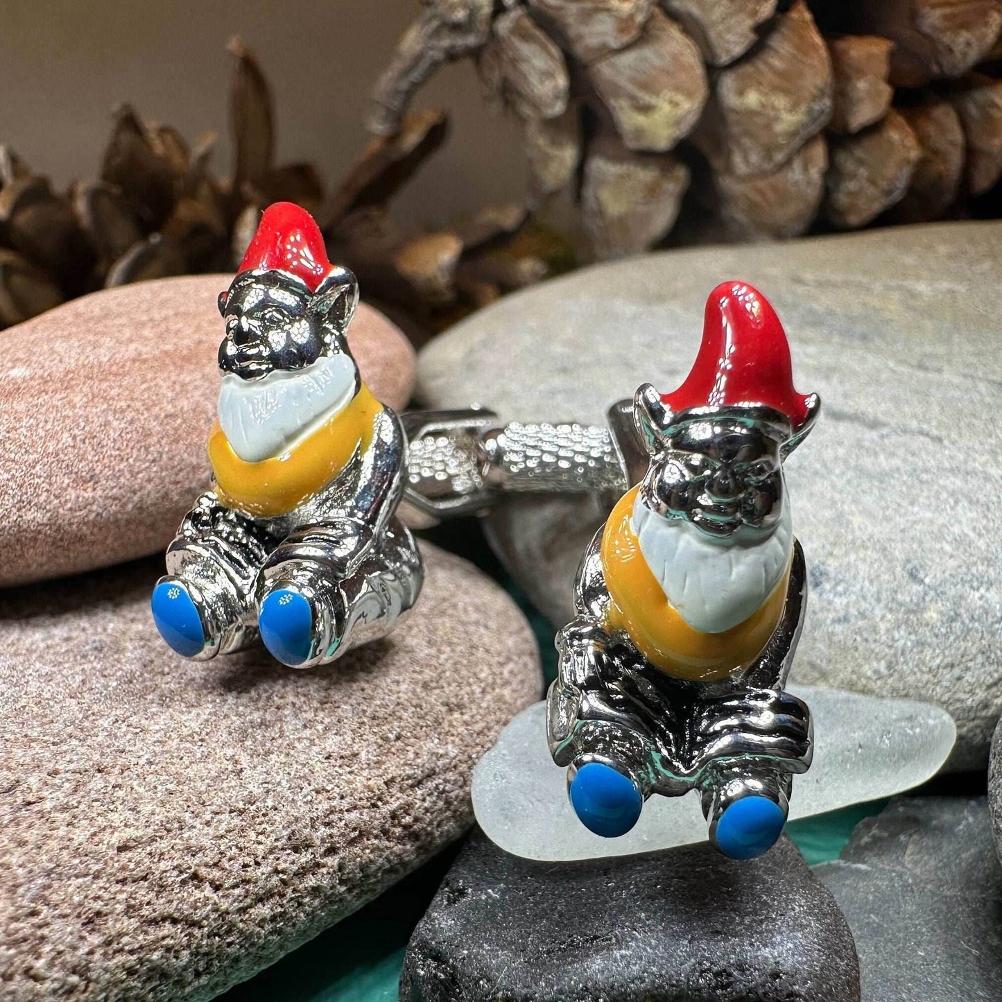 Garden Gnome Cuff Links - 