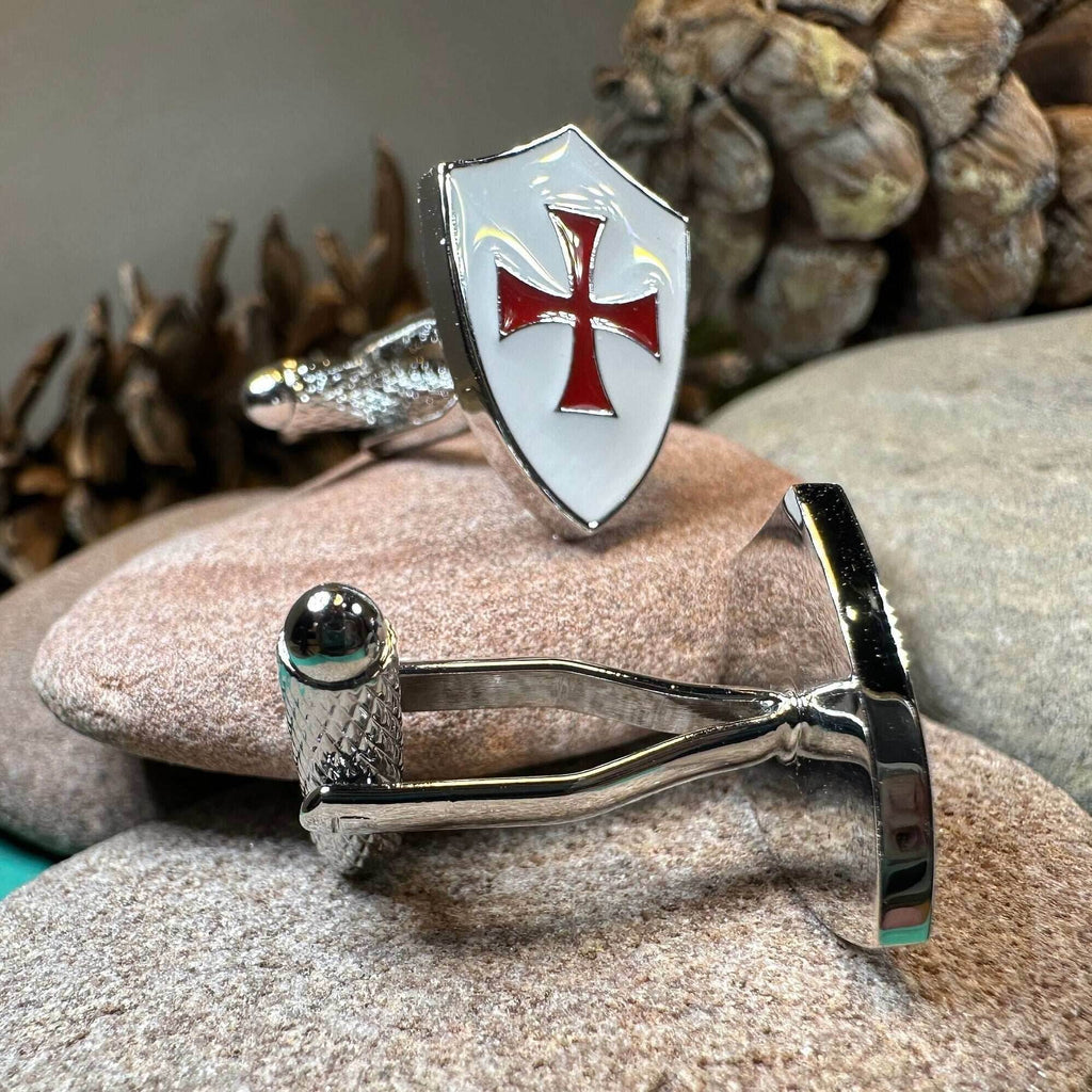 Knight's Templar Cross Cuff Links - 