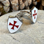 Knight's Templar Cross Cuff Links - 