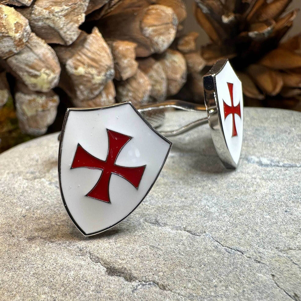 Knight's Templar Cross Cuff Links - 