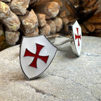 Knight's Templar Cross Cuff Links - 