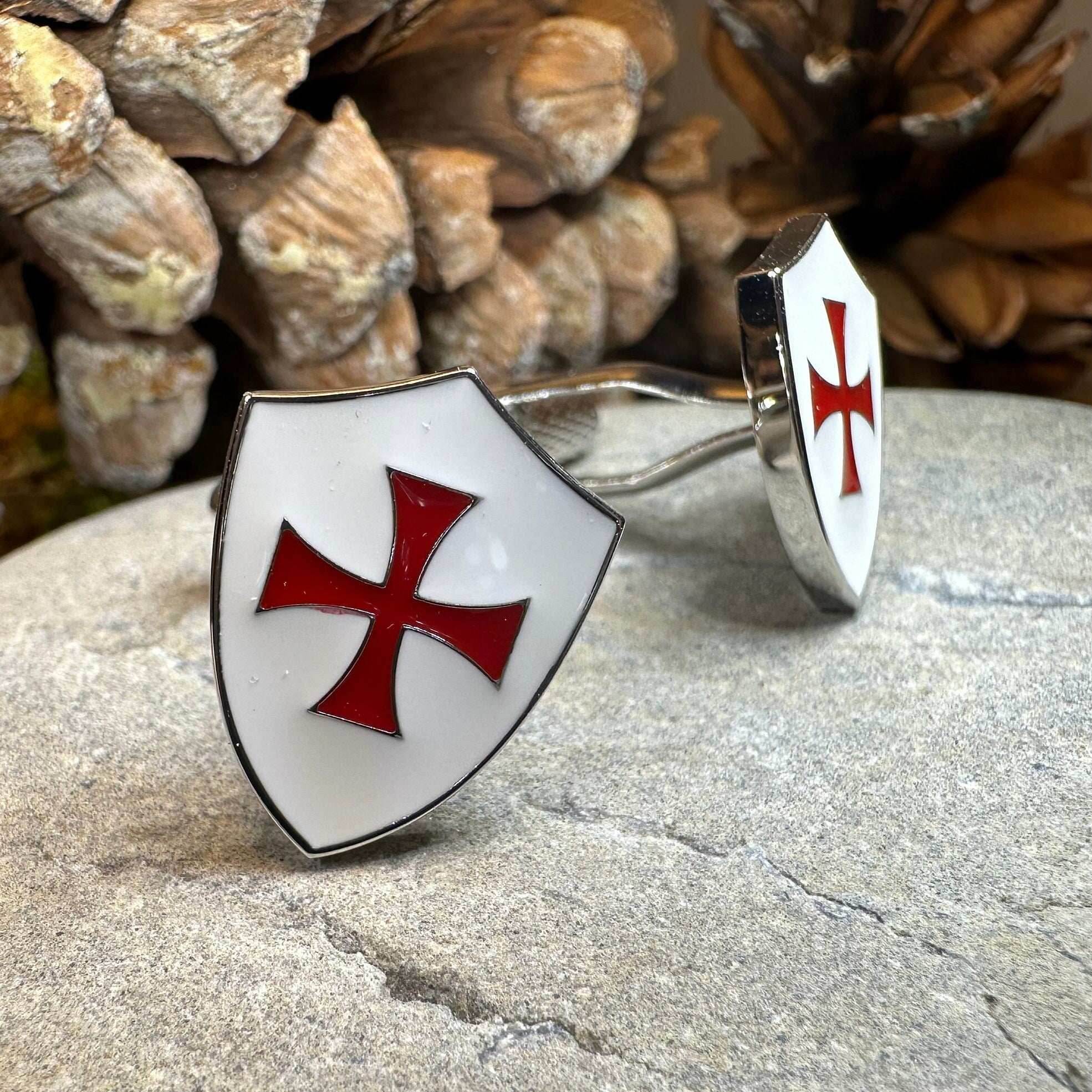 Knight's Templar Cross Cuff Links - 