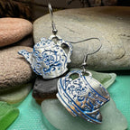 Old Fashioned Teapot & Cup Earrings - 