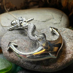 Mermaid Anchor Necklace - 
