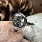 October Moon Owl Ring - 5