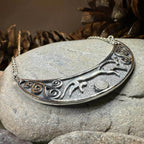Epona Celtic Horse Moonstone Necklace - 
