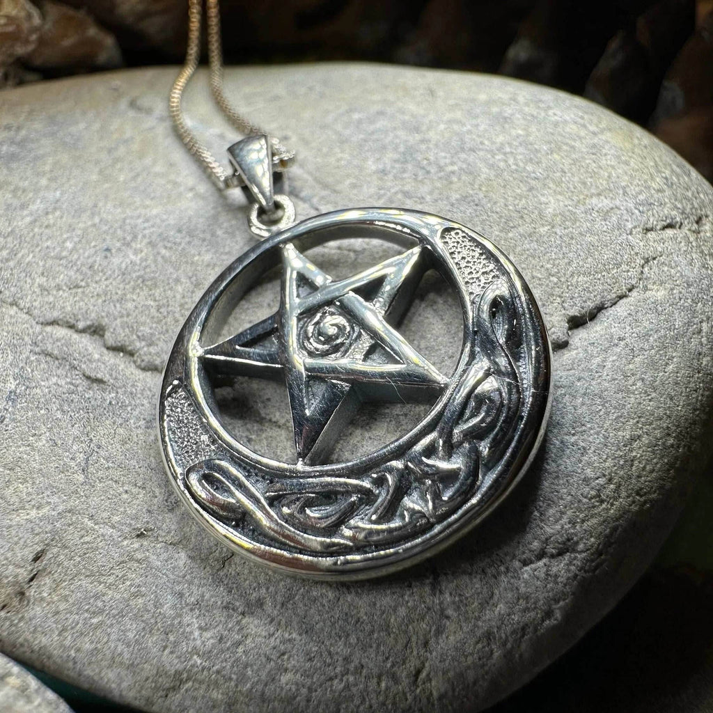 Moon And Star Necklace - 18