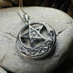 Moon And Star Necklace - 18