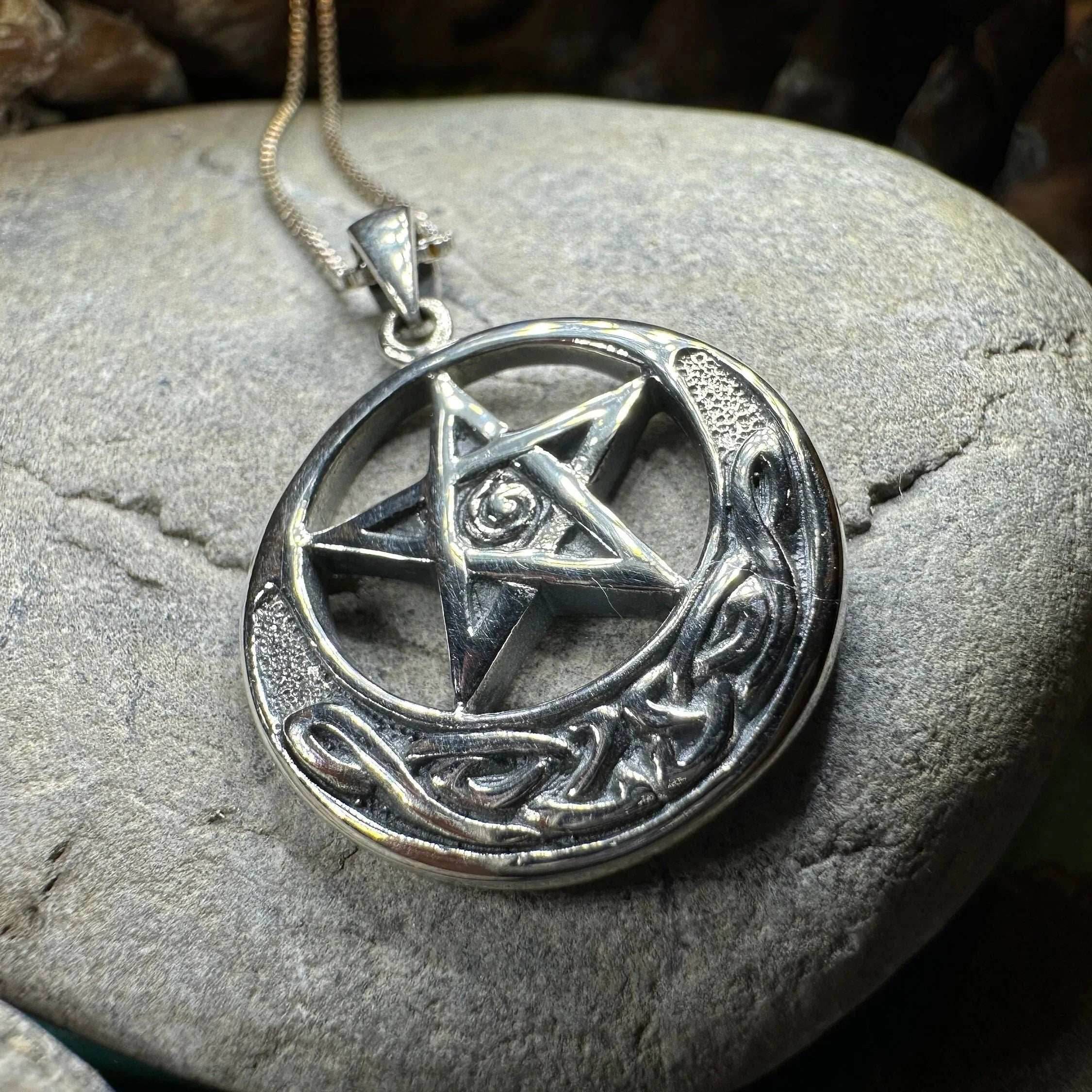 Moon And Star Necklace - 18