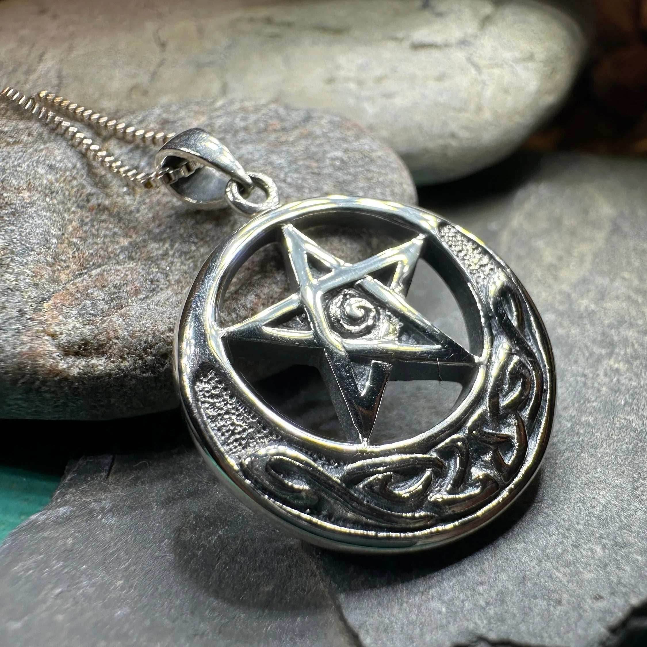 Moon And Star Necklace - 18