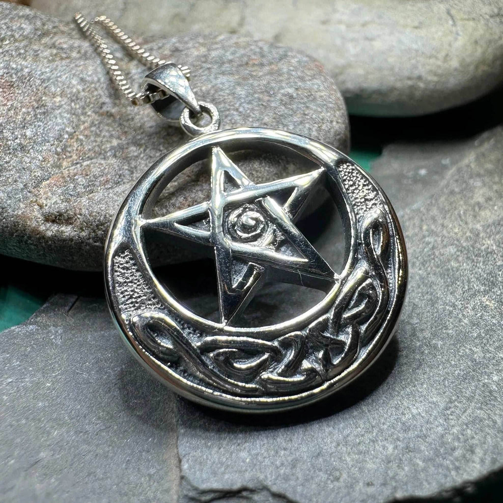 Moon And Star Necklace - 18