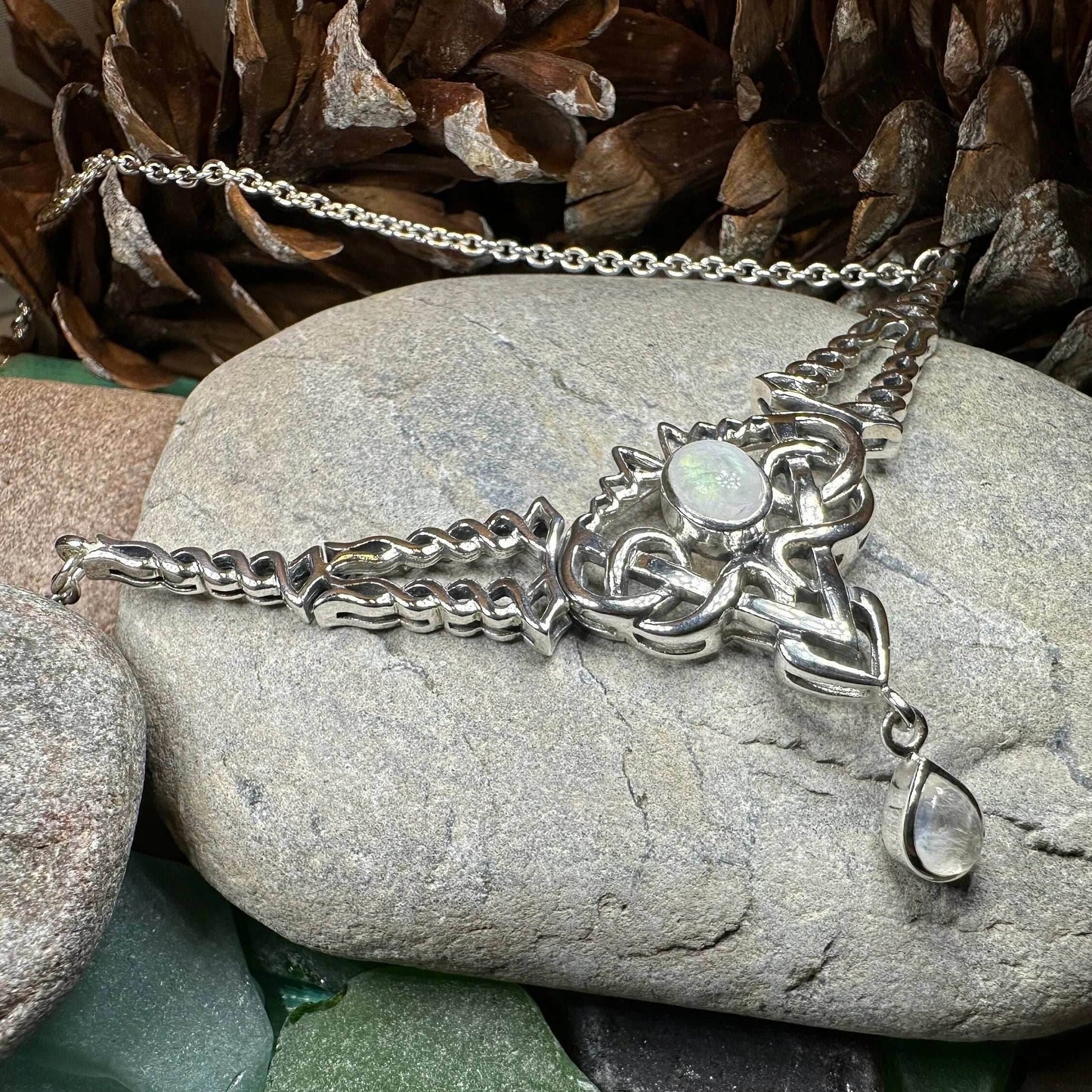 Celtic Queen Necklace - Moonstone