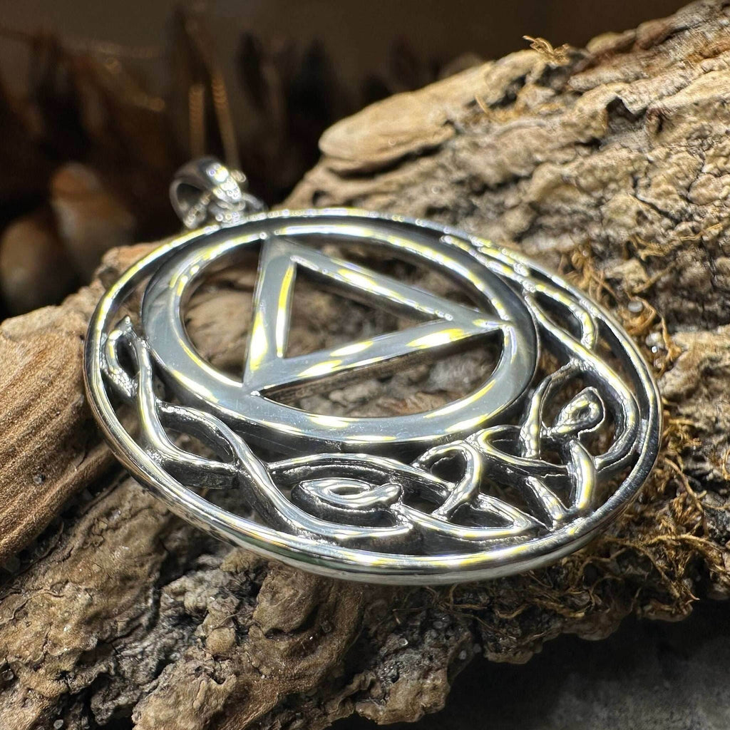 Celtic AA Sobriety Necklace - 18